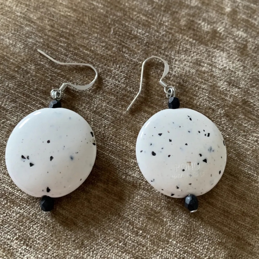 Pono By Joan Goodman Italian Resin Drop Earrings